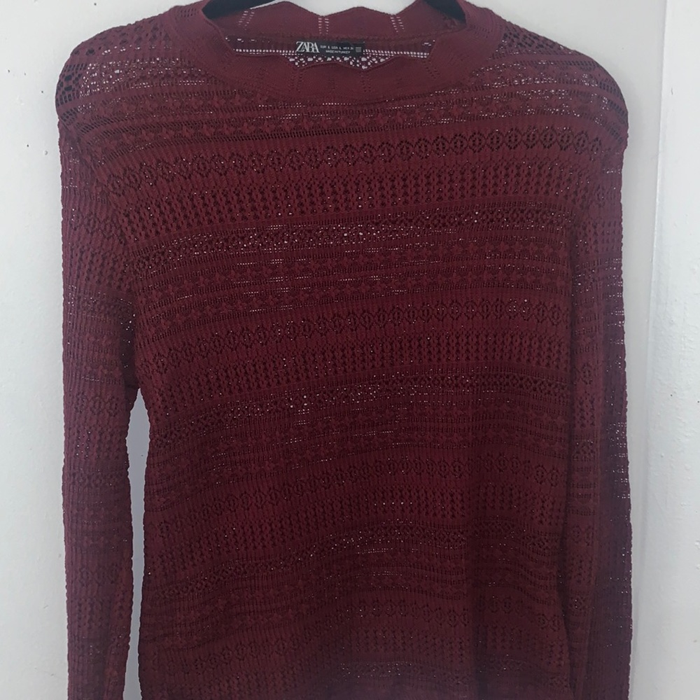 Zara long sleeve top
